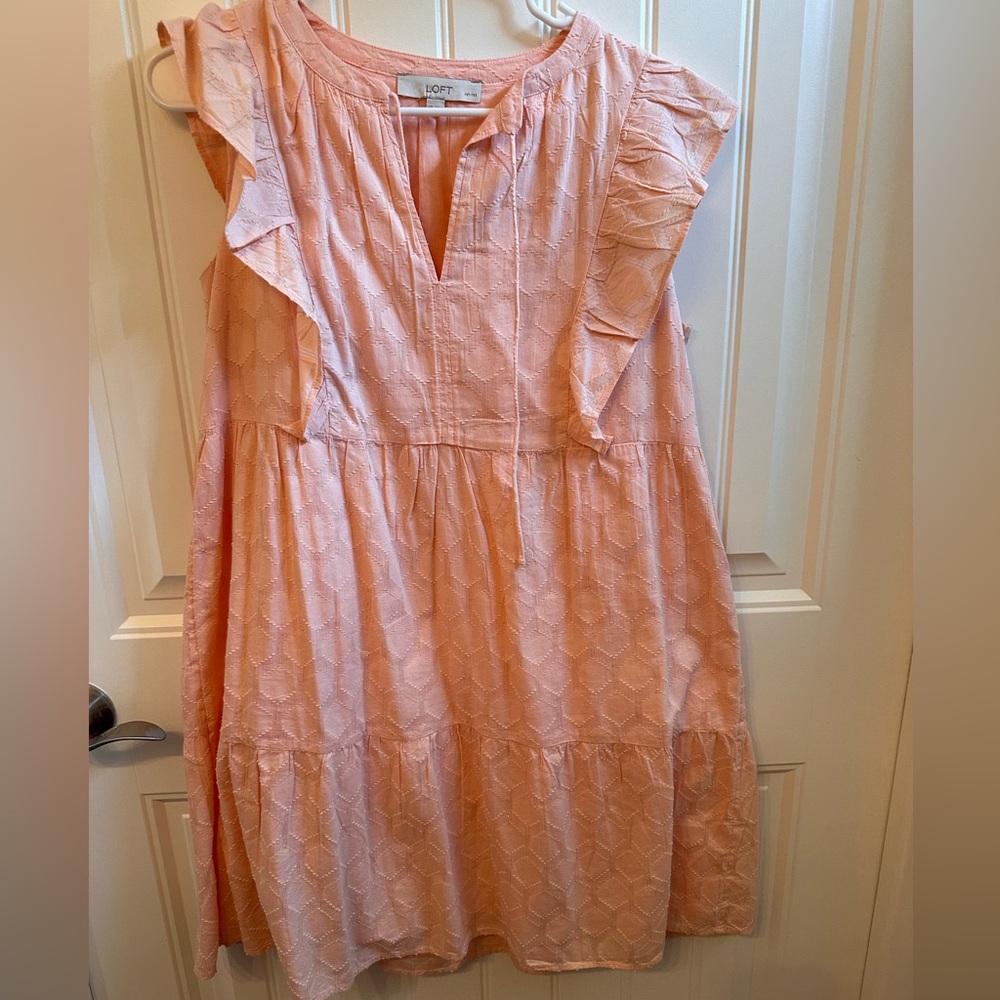 Ann Taylor Loft Peach/Pink Dress